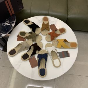 Zegna Straw Sandals Gate298