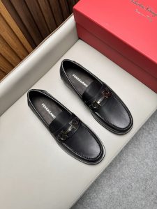 Ferragamo Business Leather Shoes Gate8636