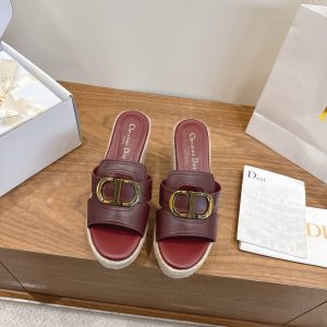 Dior Straw Sandals Gate245