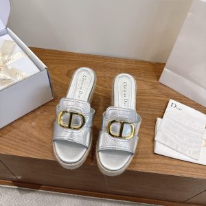Dior Straw Sandals Gate246