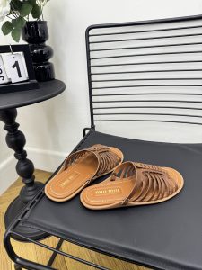 Miu Miu Woven Sandals Gate86