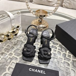 Chanel Chunky Heel Sandals Gate362