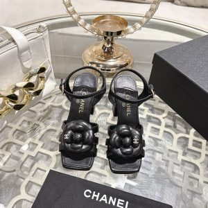 Chanel Chunky Heel Sandals Gate364