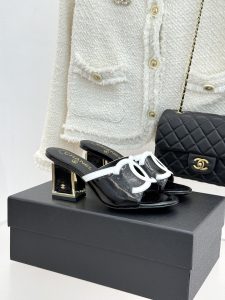 Chanel Chunky Heel Sandals Gate369
