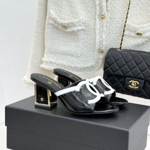 Chanel Chunky Heel Sandals Gate369